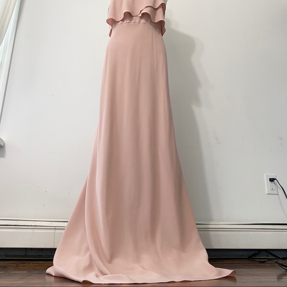 Jenny Yoo The Blake Crepe De Chine Dress Size 8 - Picture 6 of 12